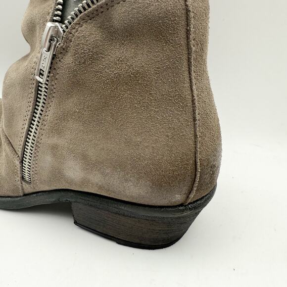 Miz Mooz Womens Camile Booties EU 38 US 7.5-8 Grey Suede EUC - Picture 14 of 15
